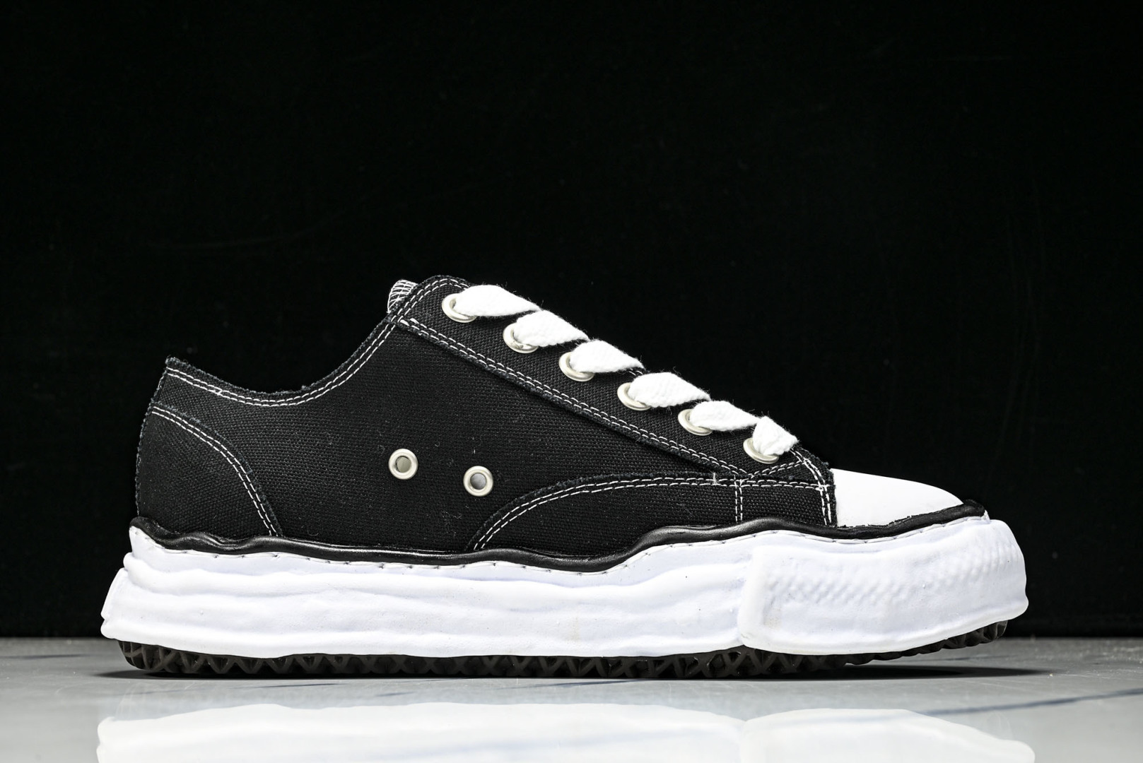 MMY 尺码35-46纯原版出品-MIHARA YASUHIRO 三原康裕 经典裸色帆布溶解鞋X1682