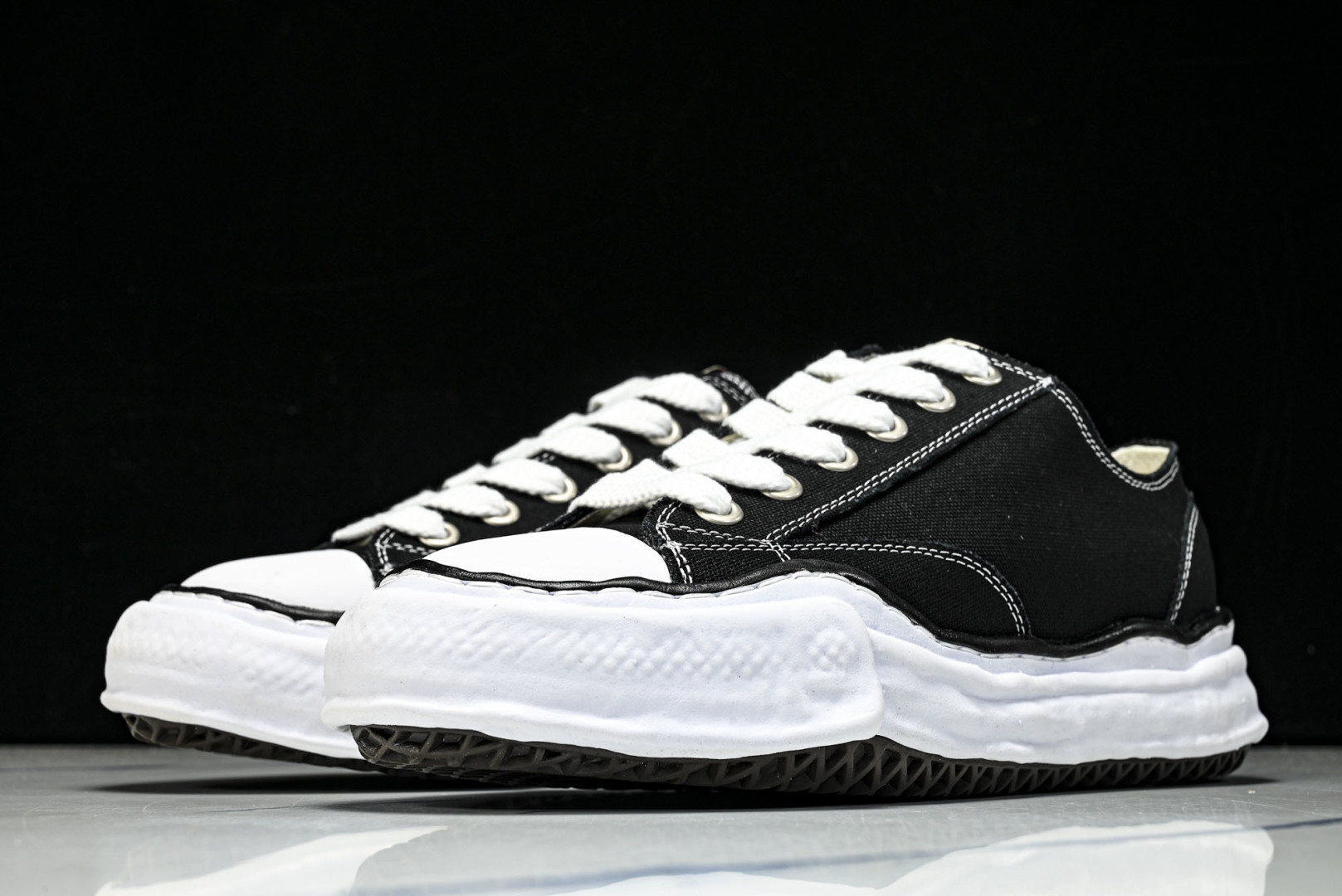 MMY 尺码35-46纯原版出品-MIHARA YASUHIRO 三原康裕 经典裸色帆布溶解鞋X1682