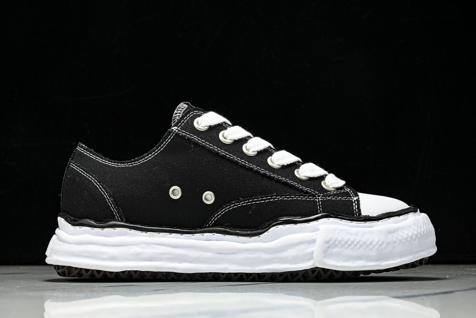 MMY 尺码35-46纯原版出品-MIHARA YASUHIRO 三原康裕 经典裸色帆布溶解鞋X1682