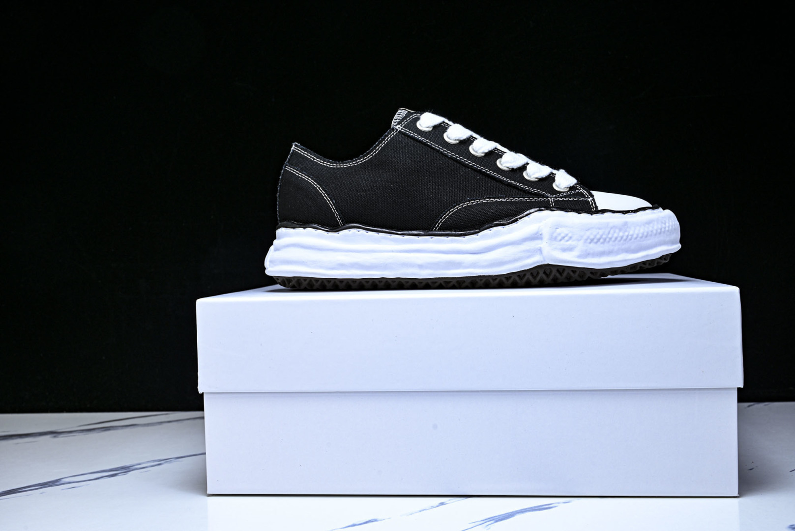 MMY 尺码35-46纯原版出品-MIHARA YASUHIRO 三原康裕 经典裸色帆布溶解鞋X1682