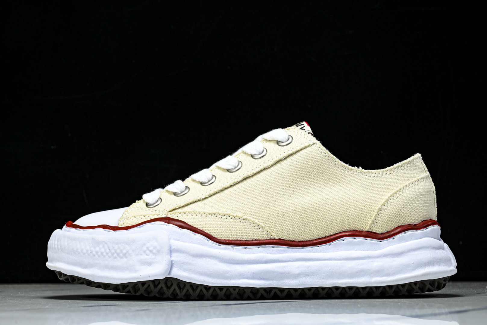 MMY 尺码35-46纯原版出品-MIHARA YASUHIRO 三原康裕 经典裸色帆布溶解鞋X1682