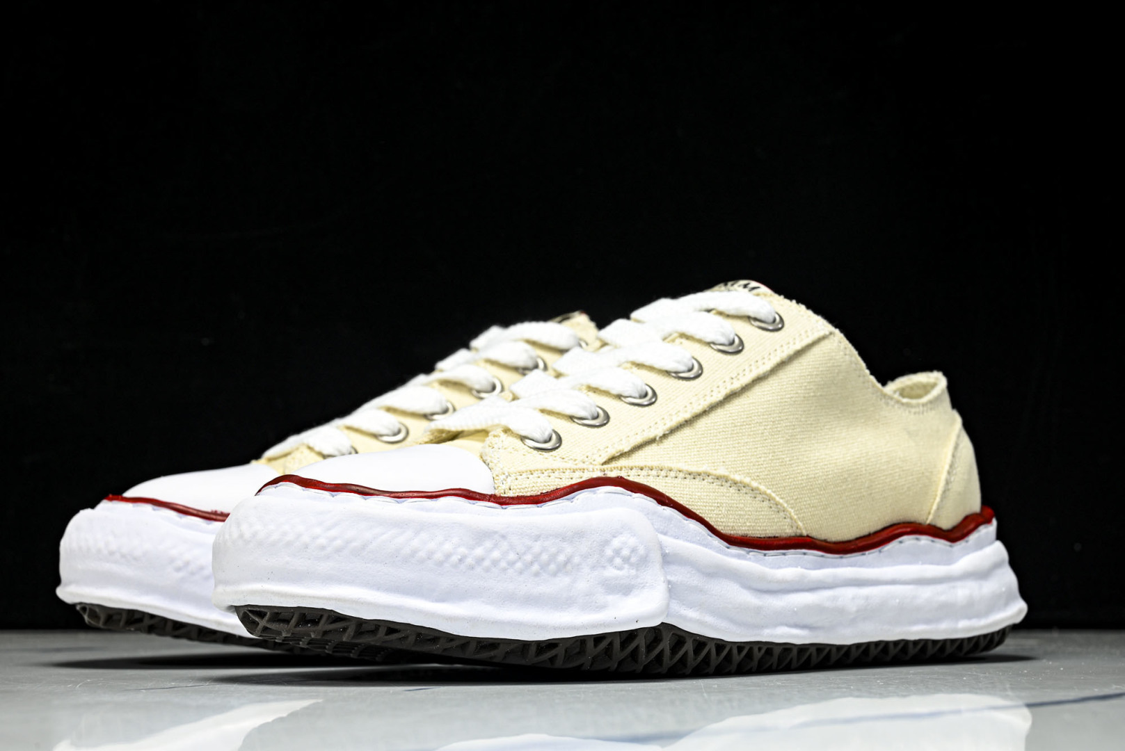 MMY 尺码35-46纯原版出品-MIHARA YASUHIRO 三原康裕 经典裸色帆布溶解鞋X1682