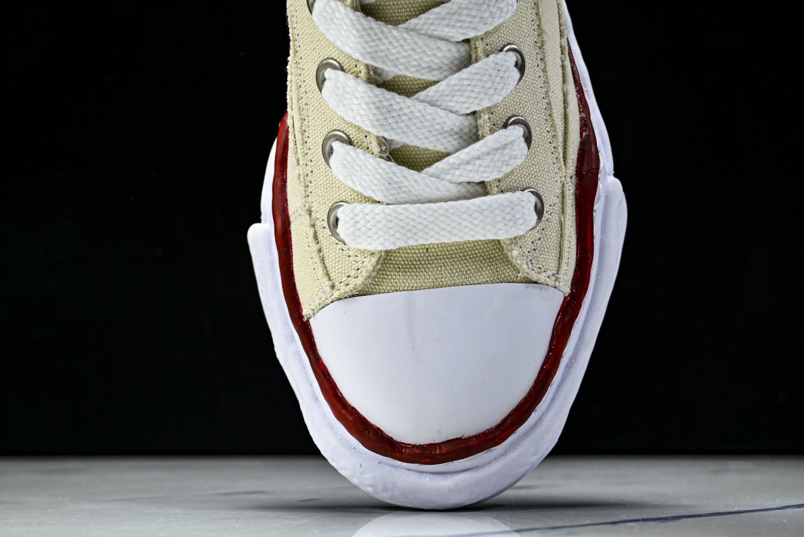 MMY 尺码35-46纯原版出品-MIHARA YASUHIRO 三原康裕 经典裸色帆布溶解鞋X1682