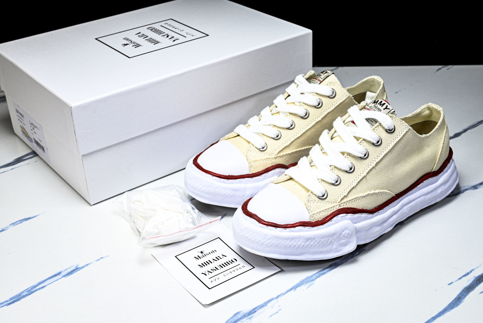 MMY 尺码35-46纯原版出品-MIHARA YASUHIRO 三原康裕 经典裸色帆布溶解鞋X1682