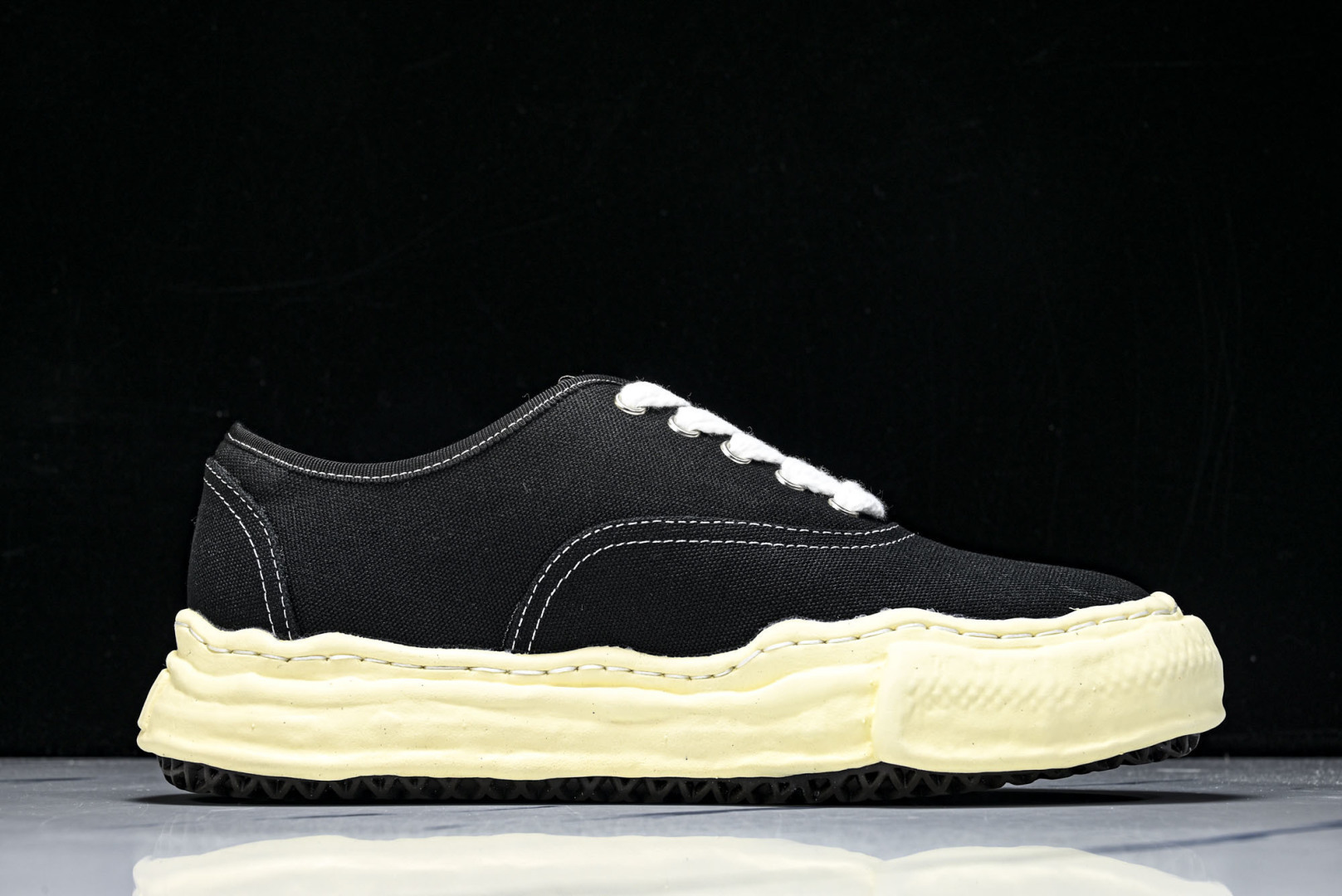 MMY 尺码35-46纯原版出品-MIHARA YASUHIRO 三原康裕 经典裸色帆布溶解鞋CS128