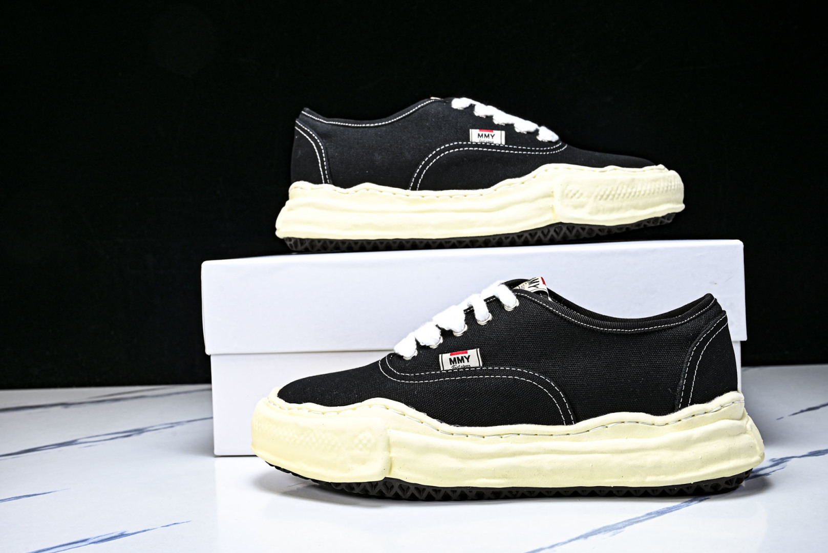 MMY 尺码35-46纯原版出品-MIHARA YASUHIRO 三原康裕 经典裸色帆布溶解鞋CS128