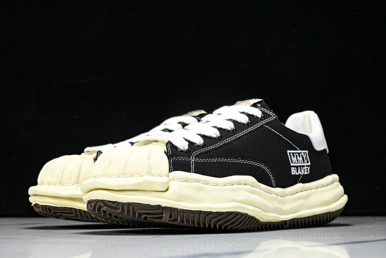 MMY 尺码35-46纯原版出品-MIHARA YASUHIRO 三原康裕 经典裸色帆布溶解鞋CX068