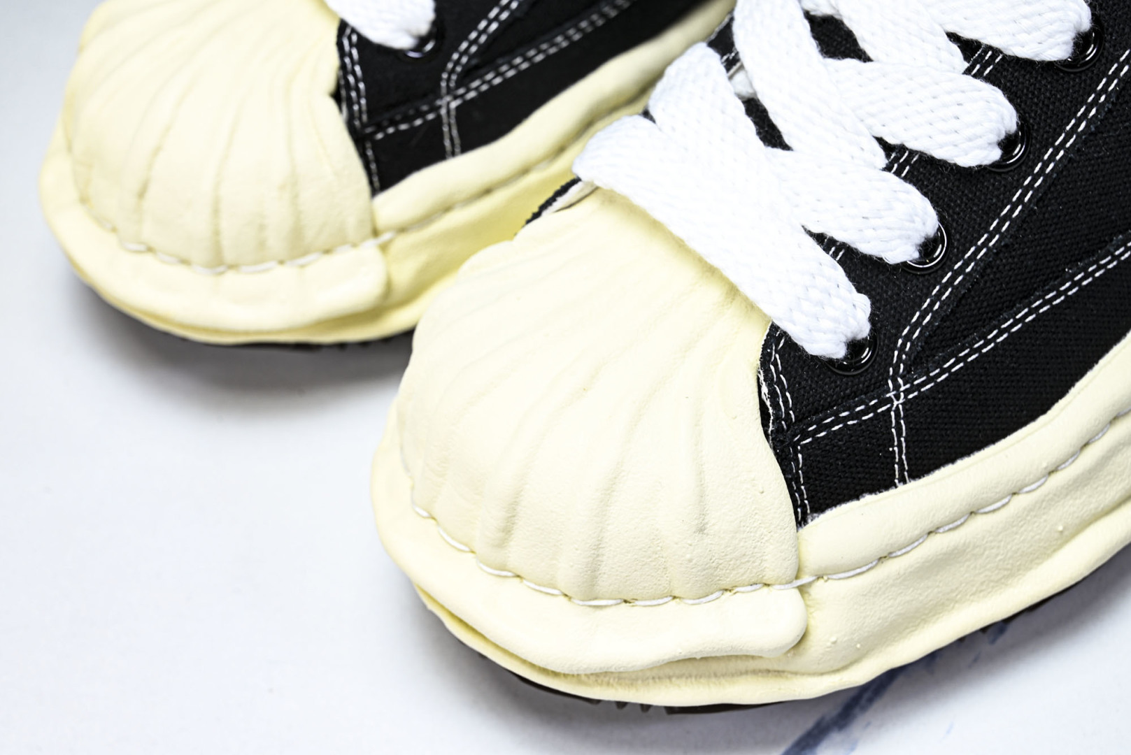 MMY 尺码35-46纯原版出品-MIHARA YASUHIRO 三原康裕 经典裸色帆布溶解鞋CX068