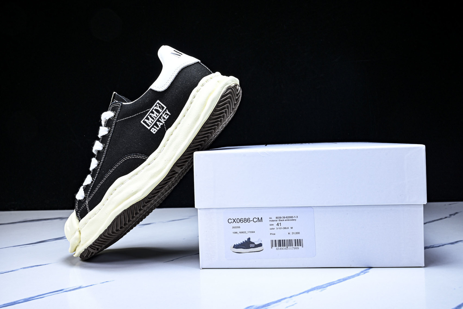 MMY 尺码35-46纯原版出品-MIHARA YASUHIRO 三原康裕 经典裸色帆布溶解鞋CX068