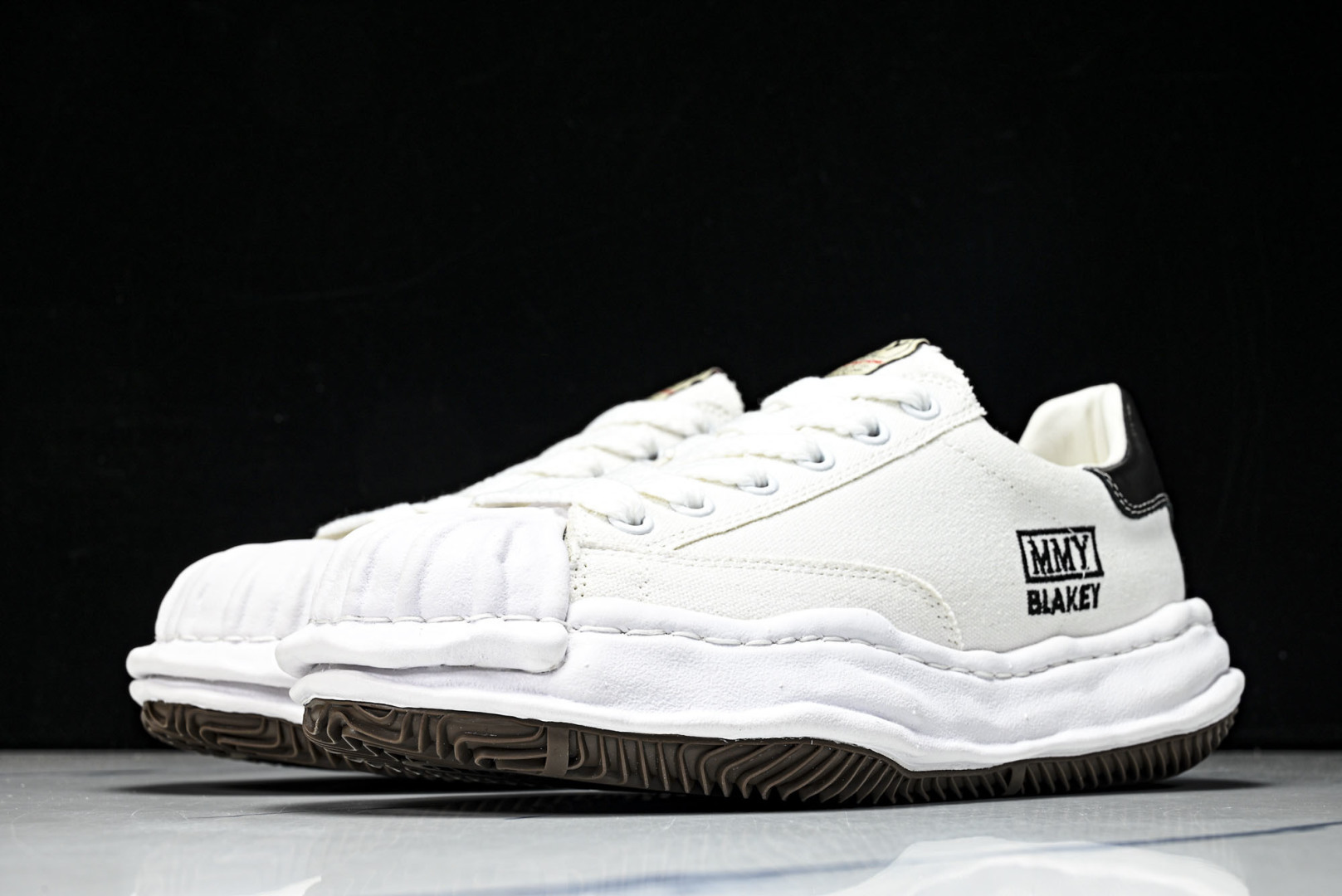 MMY 尺码35-46纯原版出品-MIHARA YASUHIRO 三原康裕 经典裸色帆布溶解鞋CX068