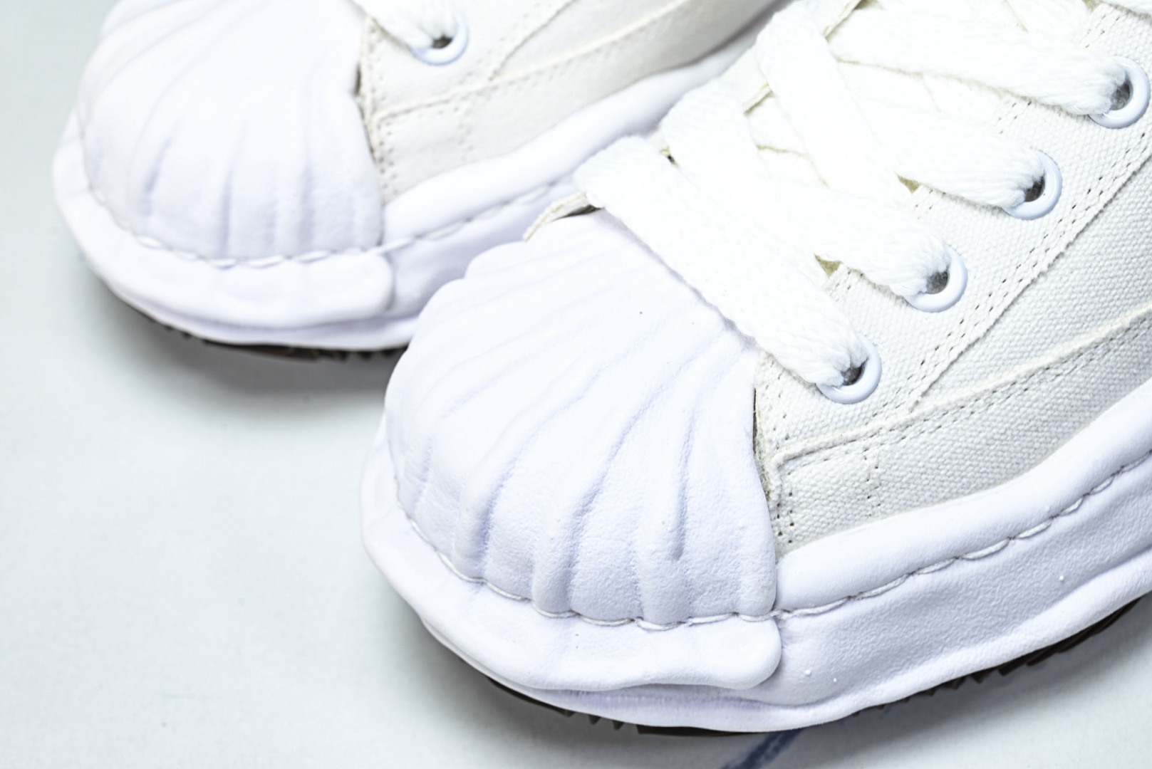 MMY 尺码35-46纯原版出品-MIHARA YASUHIRO 三原康裕 经典裸色帆布溶解鞋CX068