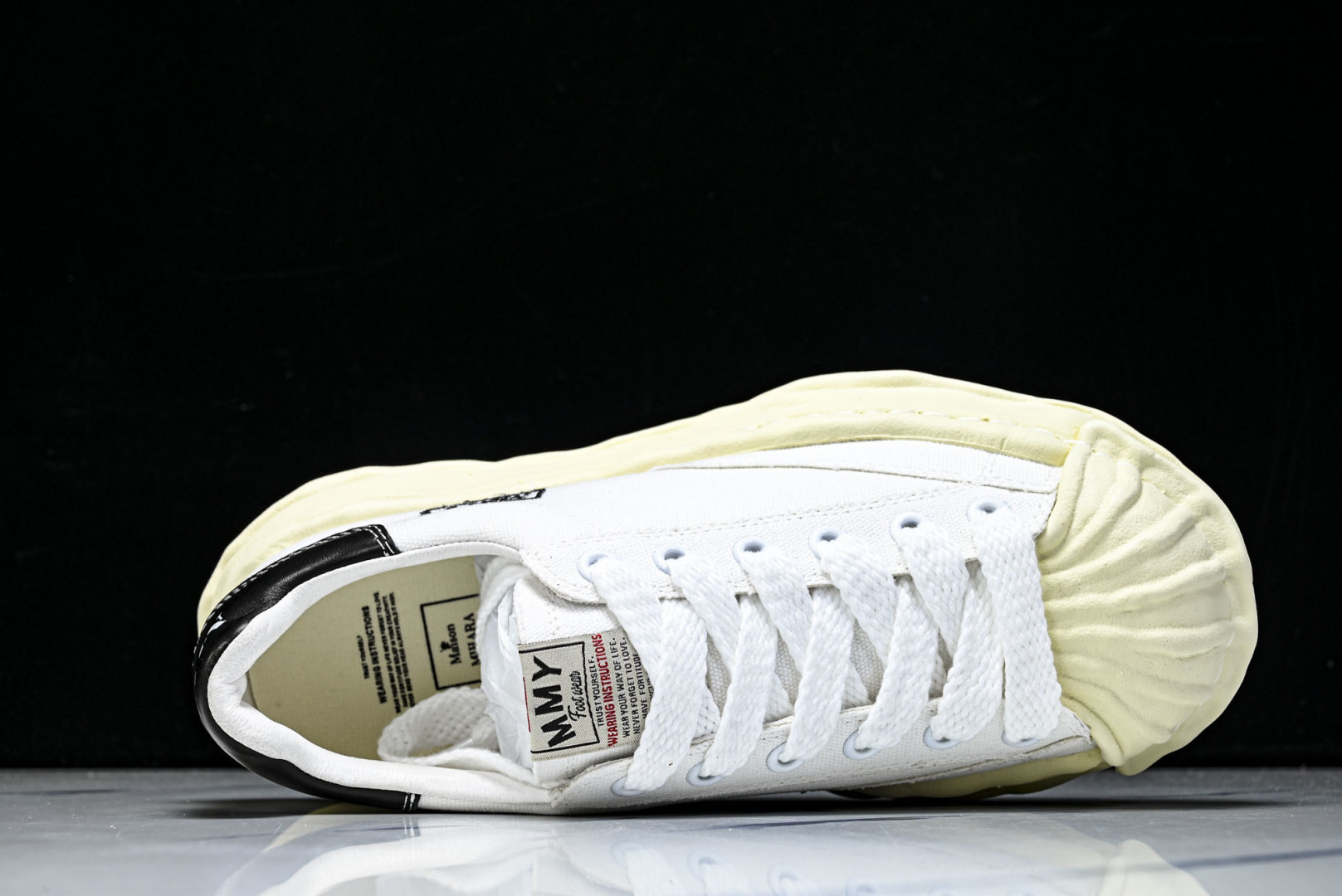 MMY 尺码35-46纯原版出品-MIHARA YASUHIRO 三原康裕 经典裸色帆布溶解鞋CX068