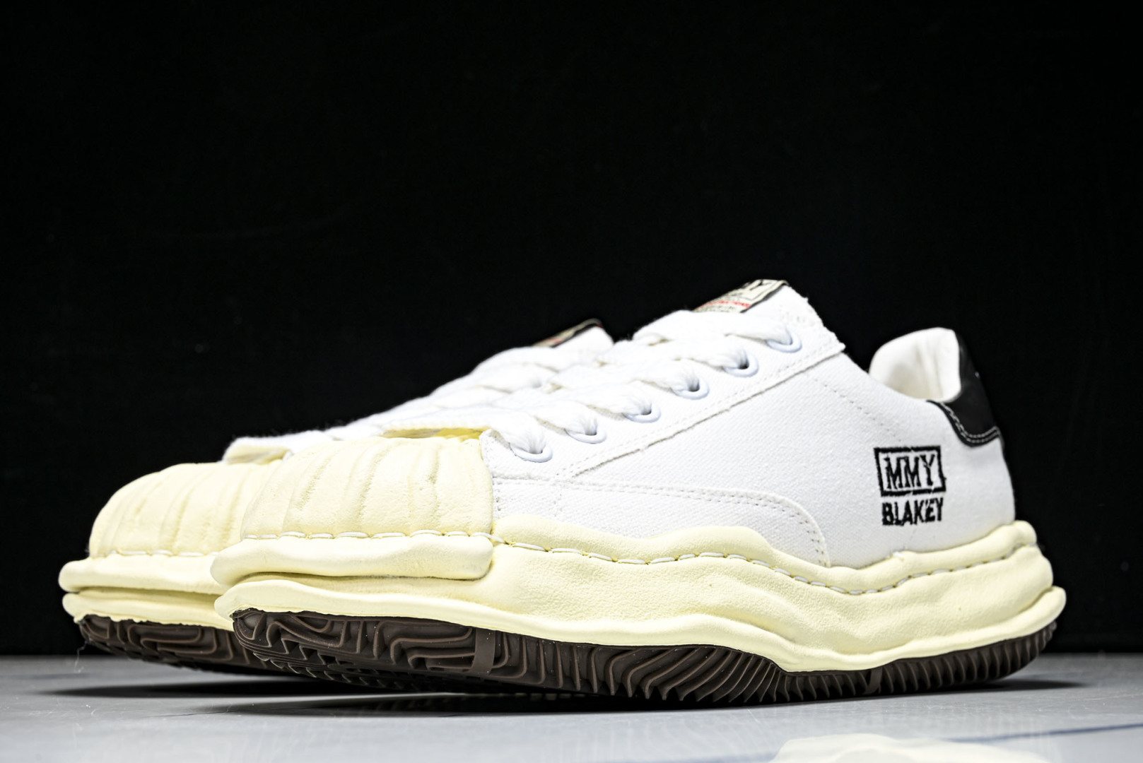 MMY 尺码35-46纯原版出品-MIHARA YASUHIRO 三原康裕 经典裸色帆布溶解鞋CX068