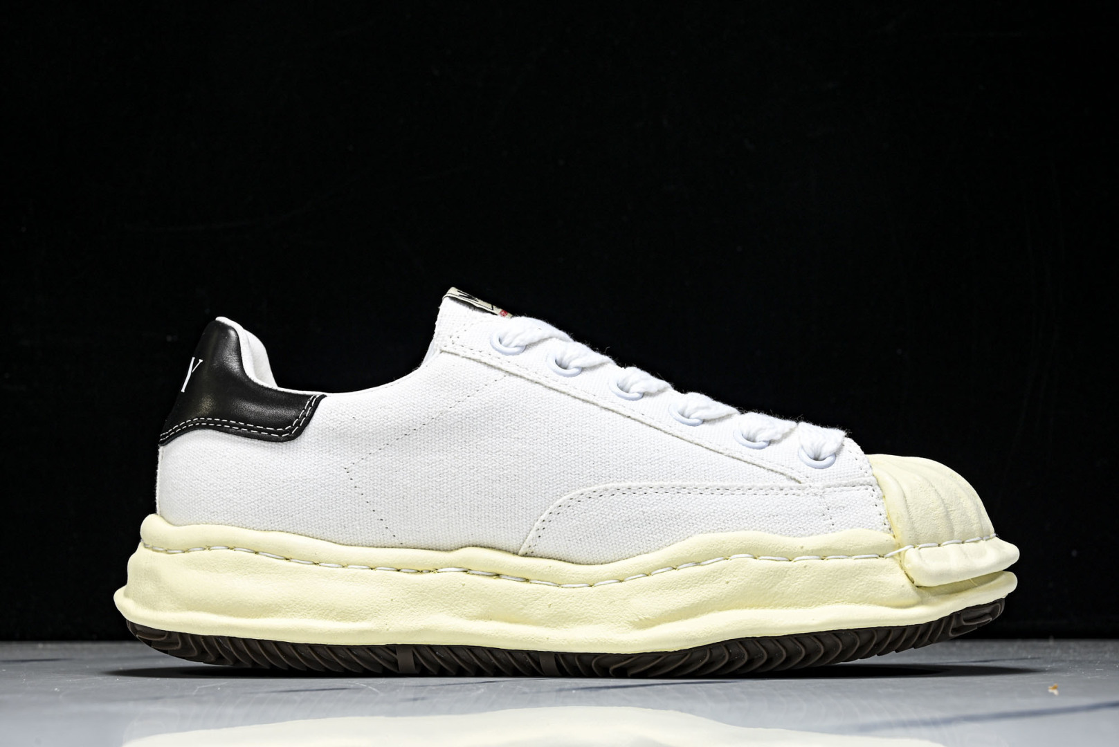 MMY 尺码35-46纯原版出品-MIHARA YASUHIRO 三原康裕 经典裸色帆布溶解鞋CX068