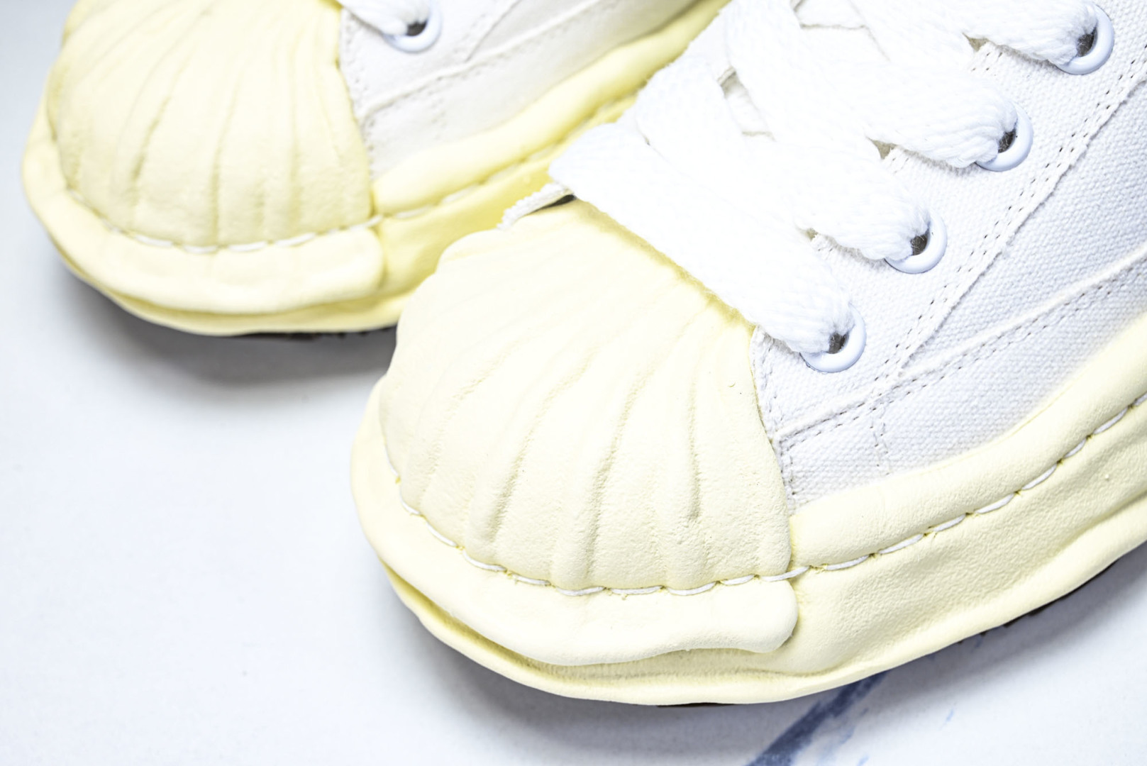 MMY 尺码35-46纯原版出品-MIHARA YASUHIRO 三原康裕 经典裸色帆布溶解鞋CX068