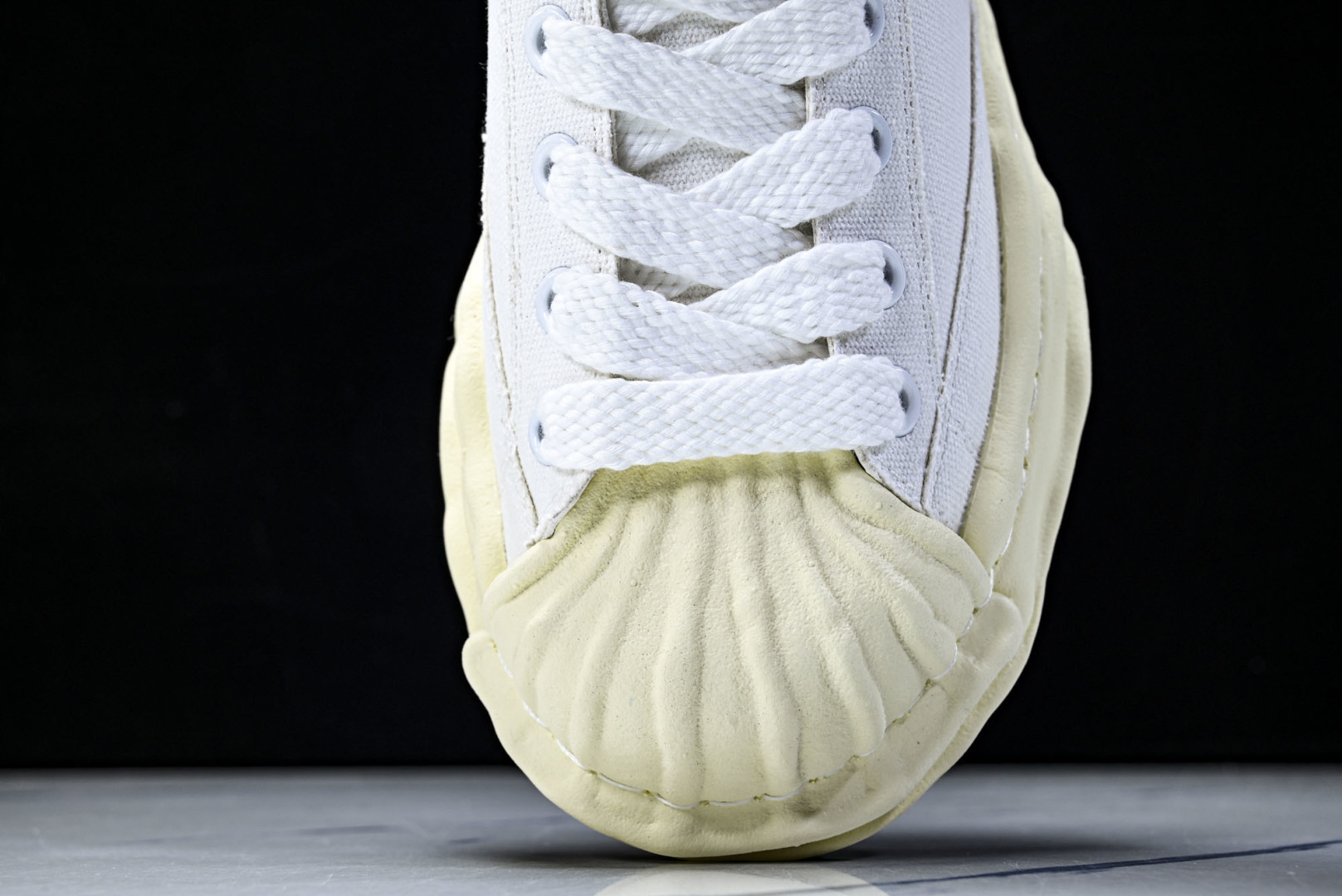 MMY 尺码35-46纯原版出品-MIHARA YASUHIRO 三原康裕 经典裸色帆布溶解鞋CX068