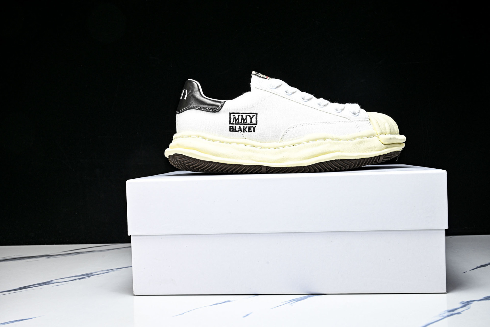 MMY 尺码35-46纯原版出品-MIHARA YASUHIRO 三原康裕 经典裸色帆布溶解鞋CX068