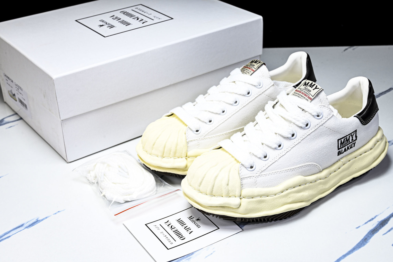 MMY 尺码35-46纯原版出品-MIHARA YASUHIRO 三原康裕 经典裸色帆布溶解鞋CX068