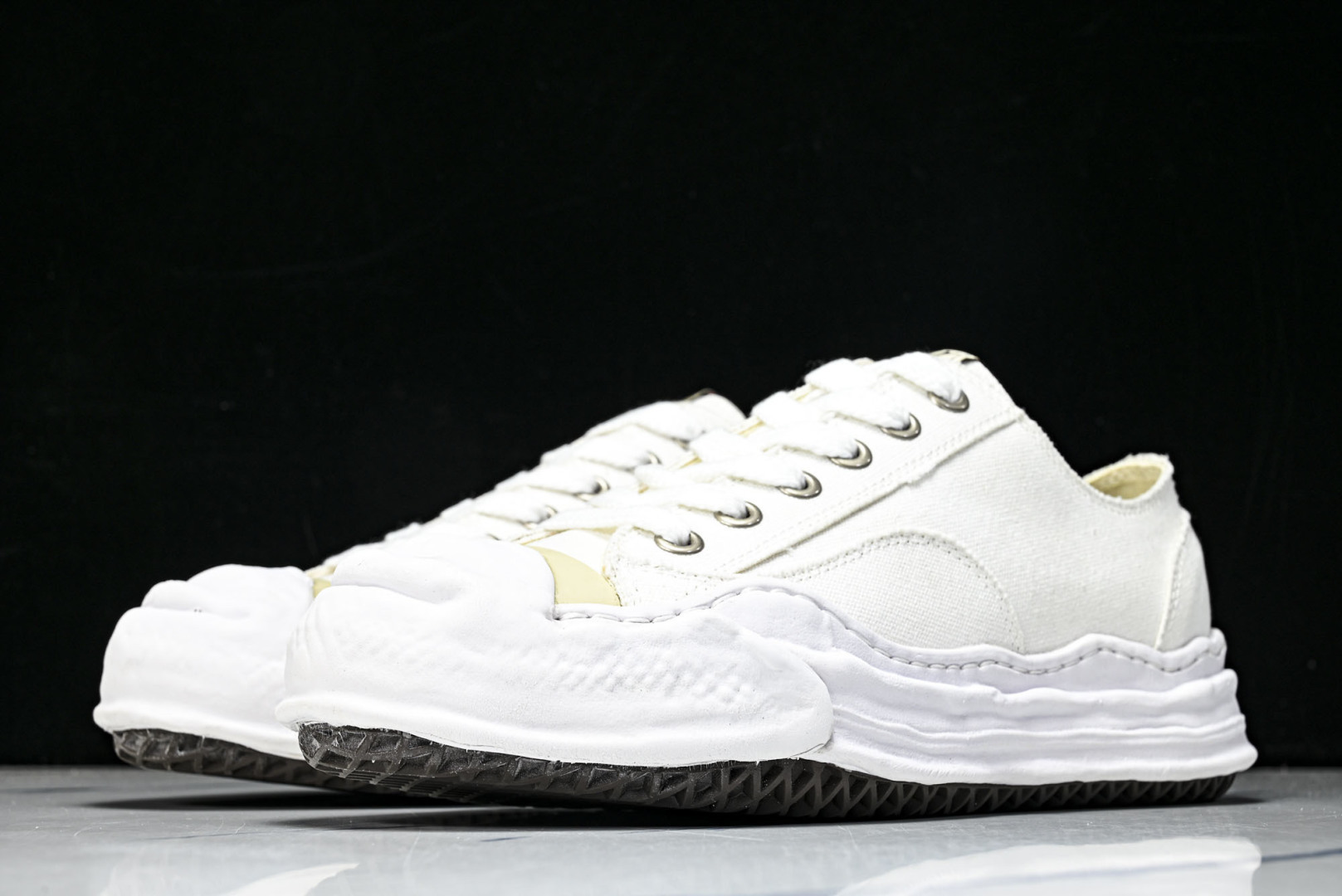 MMY 尺码35-46纯原版出品-MIHARA YASUHIRO 三原康裕 经典裸色帆布溶解鞋KKX16