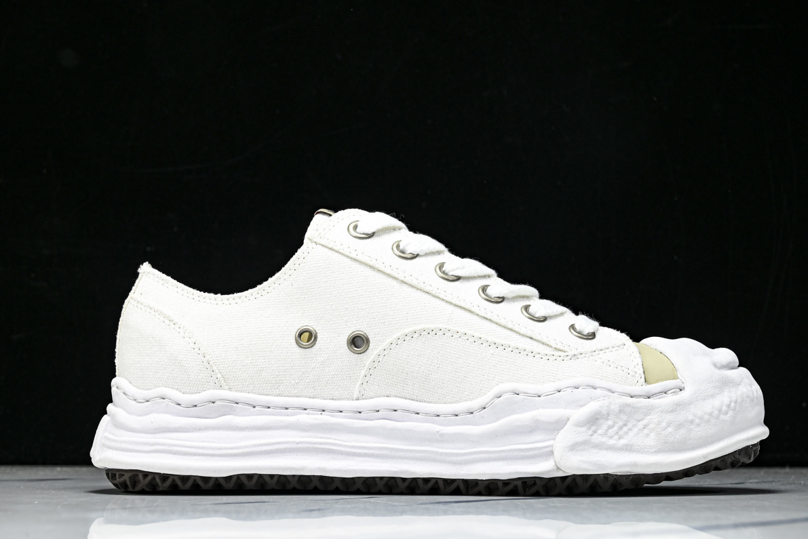 MMY 尺码35-46纯原版出品-MIHARA YASUHIRO 三原康裕 经典裸色帆布溶解鞋KKX16