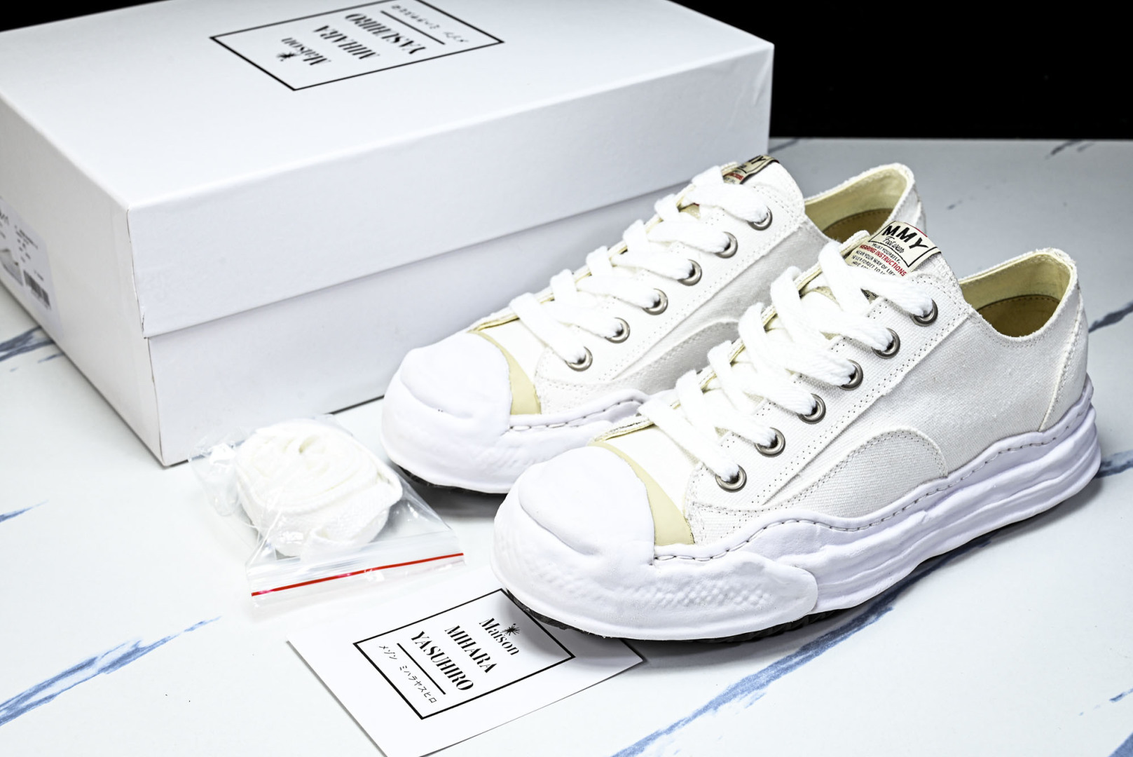 MMY 尺码35-46纯原版出品-MIHARA YASUHIRO 三原康裕 经典裸色帆布溶解鞋KKX16