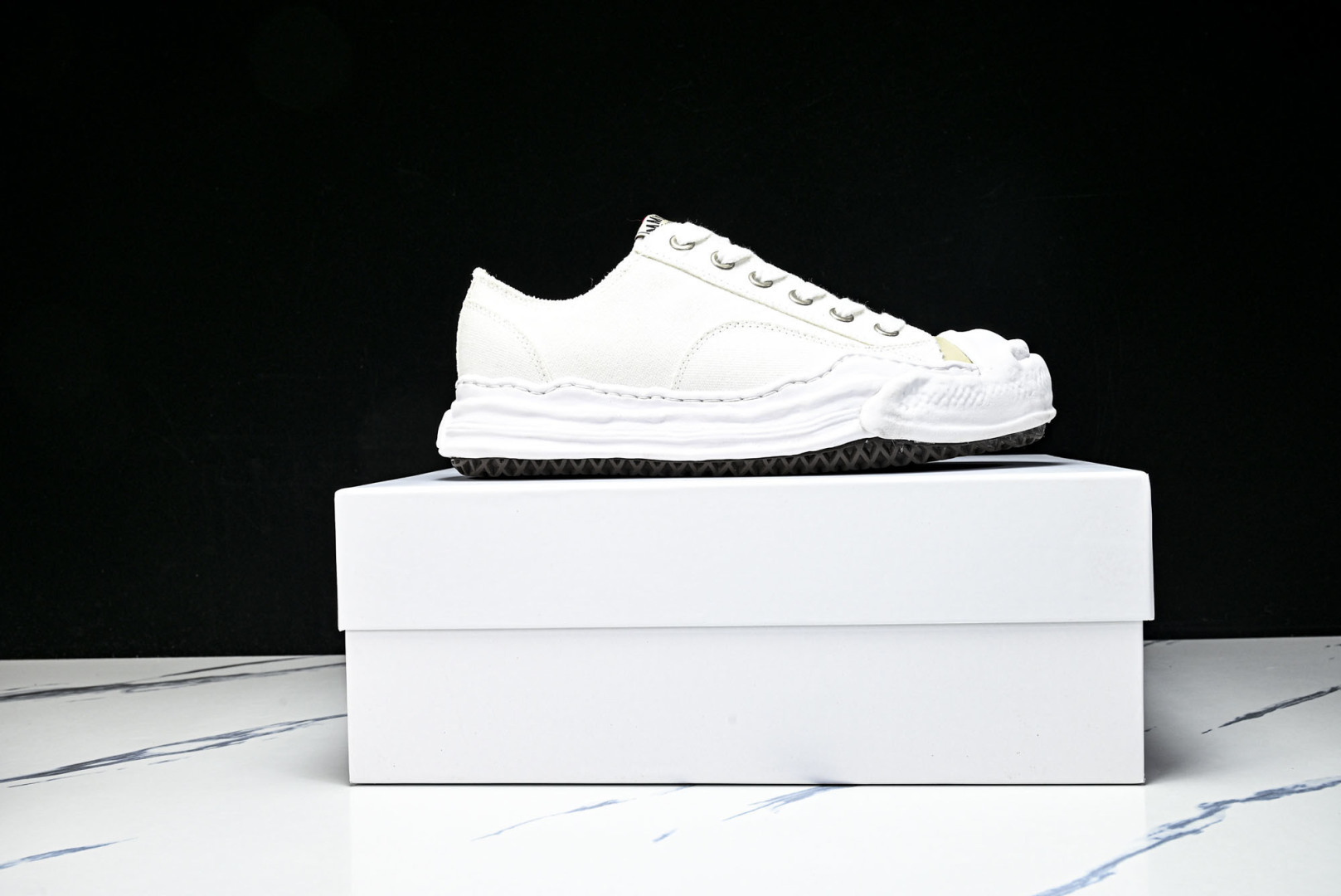 MMY 尺码35-46纯原版出品-MIHARA YASUHIRO 三原康裕 经典裸色帆布溶解鞋KKX16