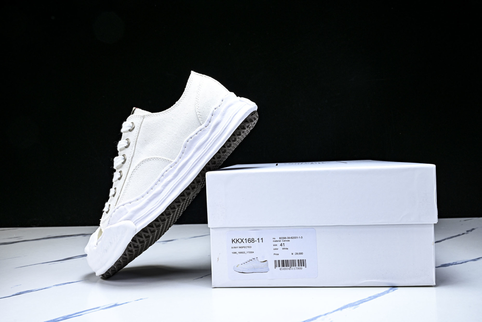 MMY 尺码35-46纯原版出品-MIHARA YASUHIRO 三原康裕 经典裸色帆布溶解鞋KKX16