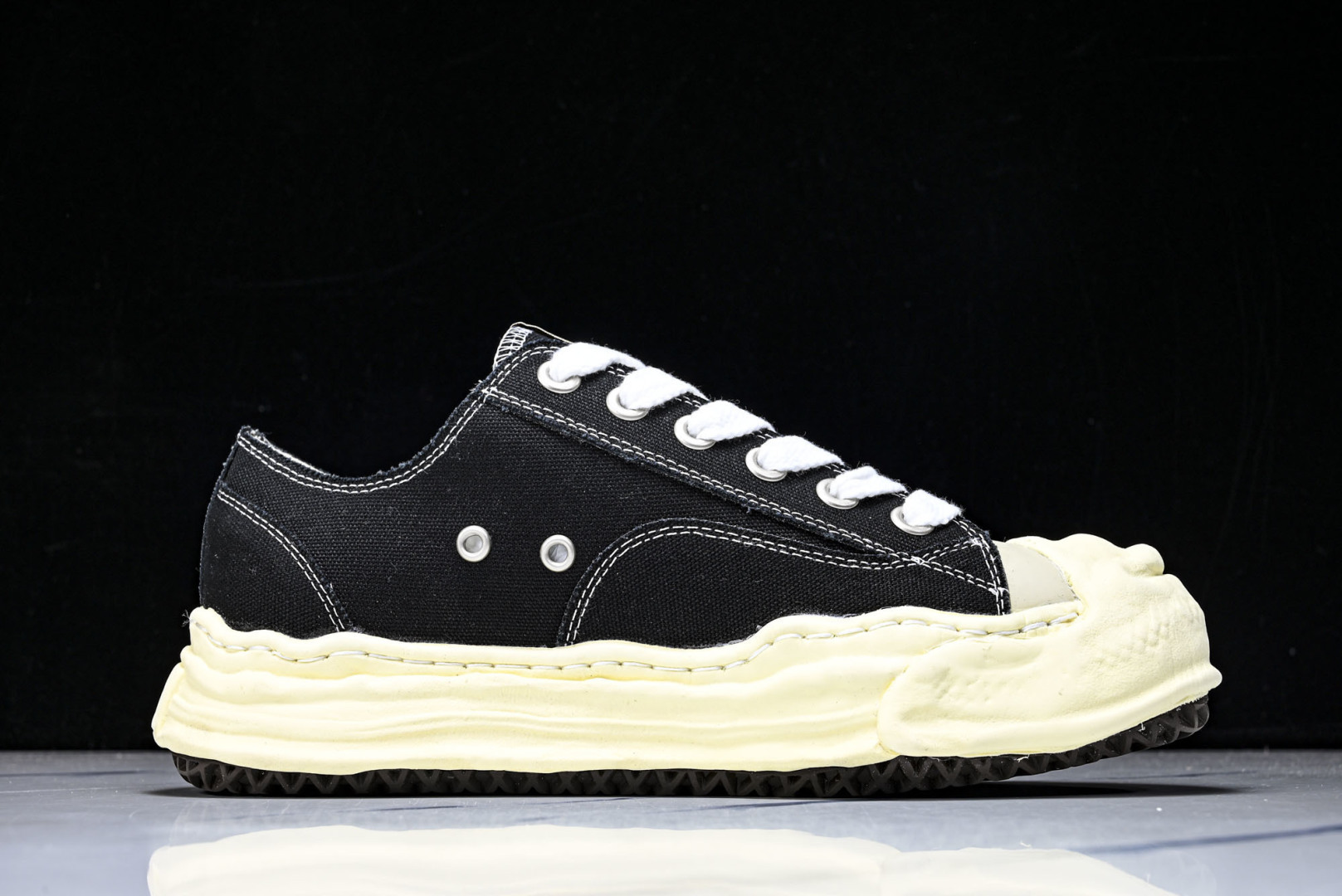 MMY 尺码35-46纯原版出品-MIHARA YASUHIRO 三原康裕 经典裸色帆布溶解鞋KKX16