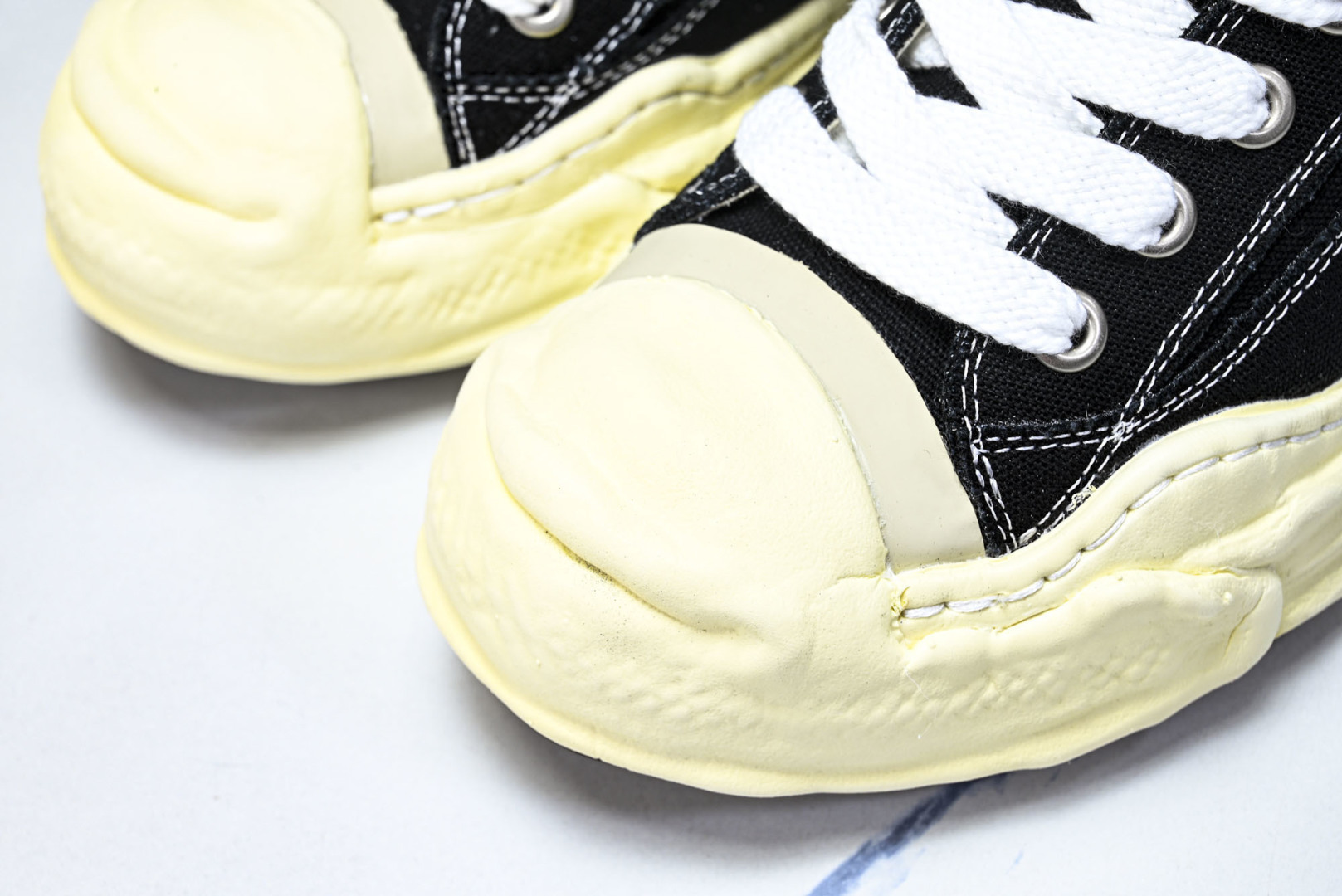 MMY 尺码35-46纯原版出品-MIHARA YASUHIRO 三原康裕 经典裸色帆布溶解鞋KKX16