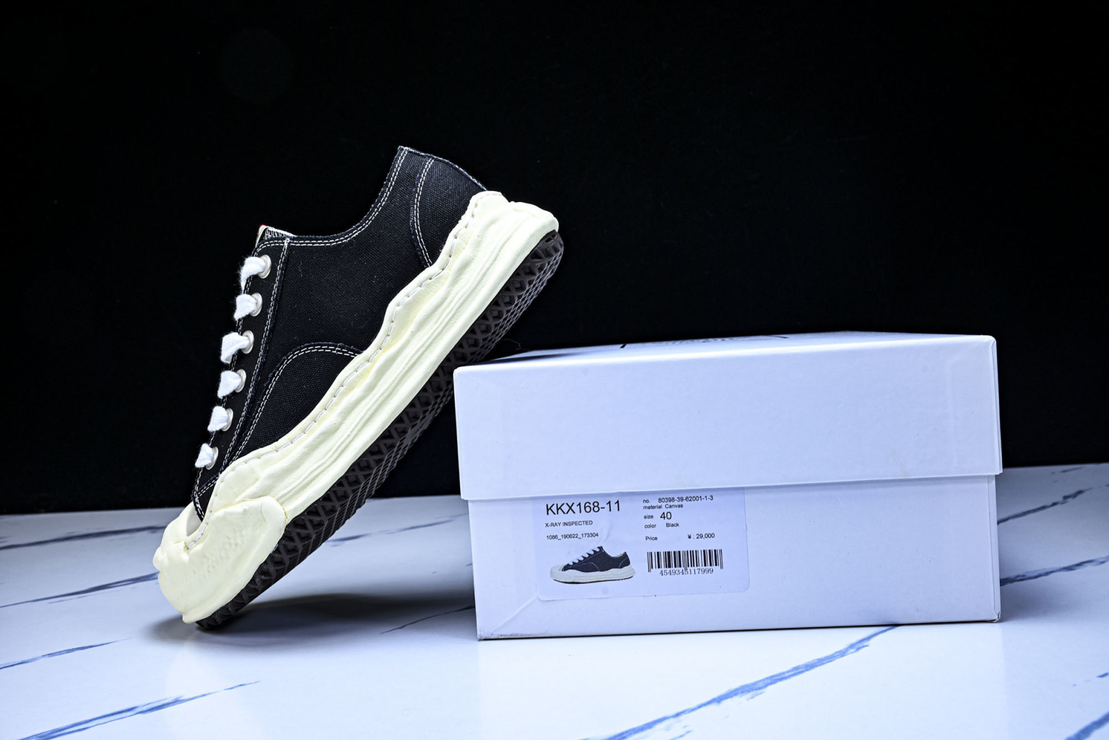 MMY 尺码35-46纯原版出品-MIHARA YASUHIRO 三原康裕 经典裸色帆布溶解鞋KKX16