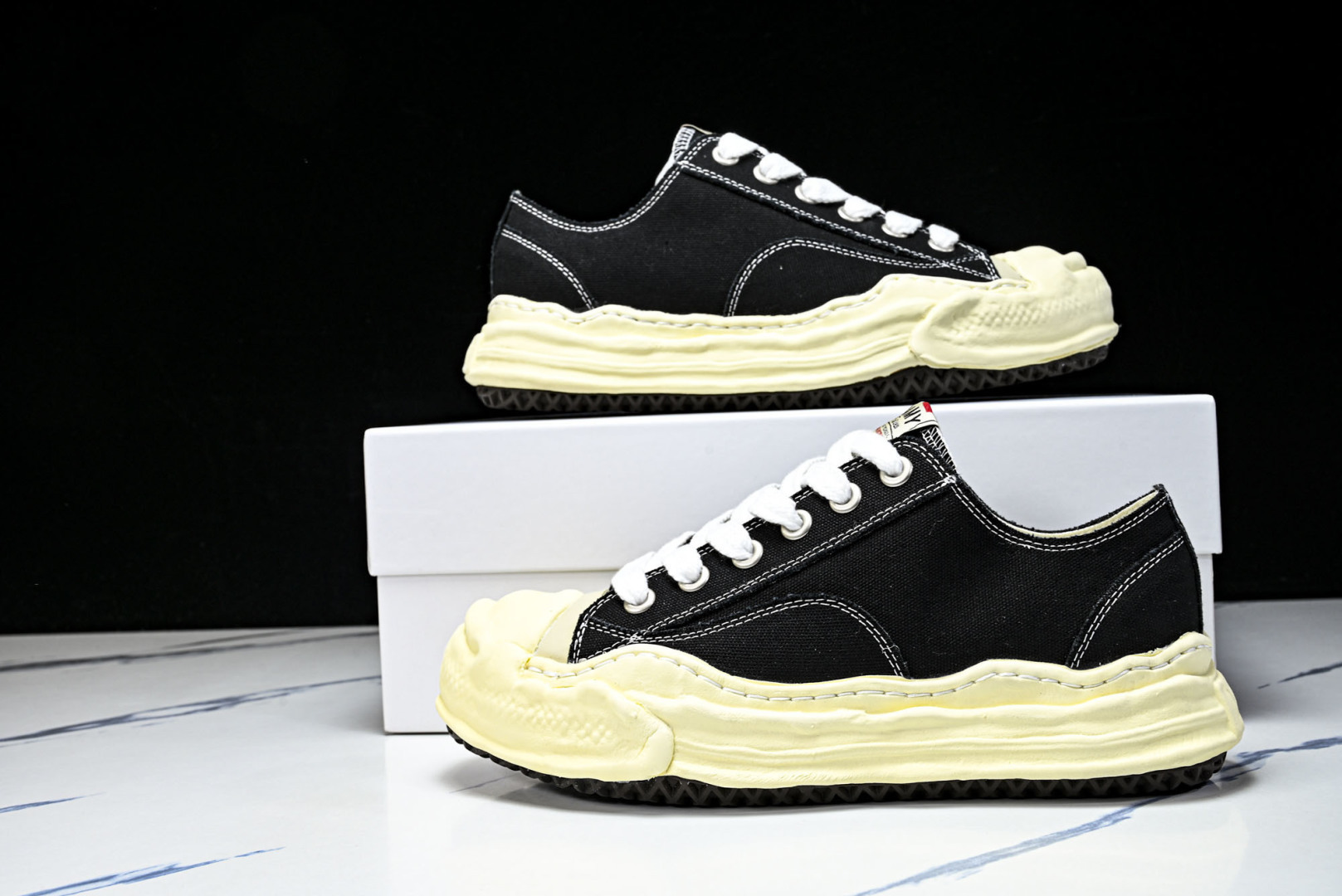 MMY 尺码35-46纯原版出品-MIHARA YASUHIRO 三原康裕 经典裸色帆布溶解鞋KKX16