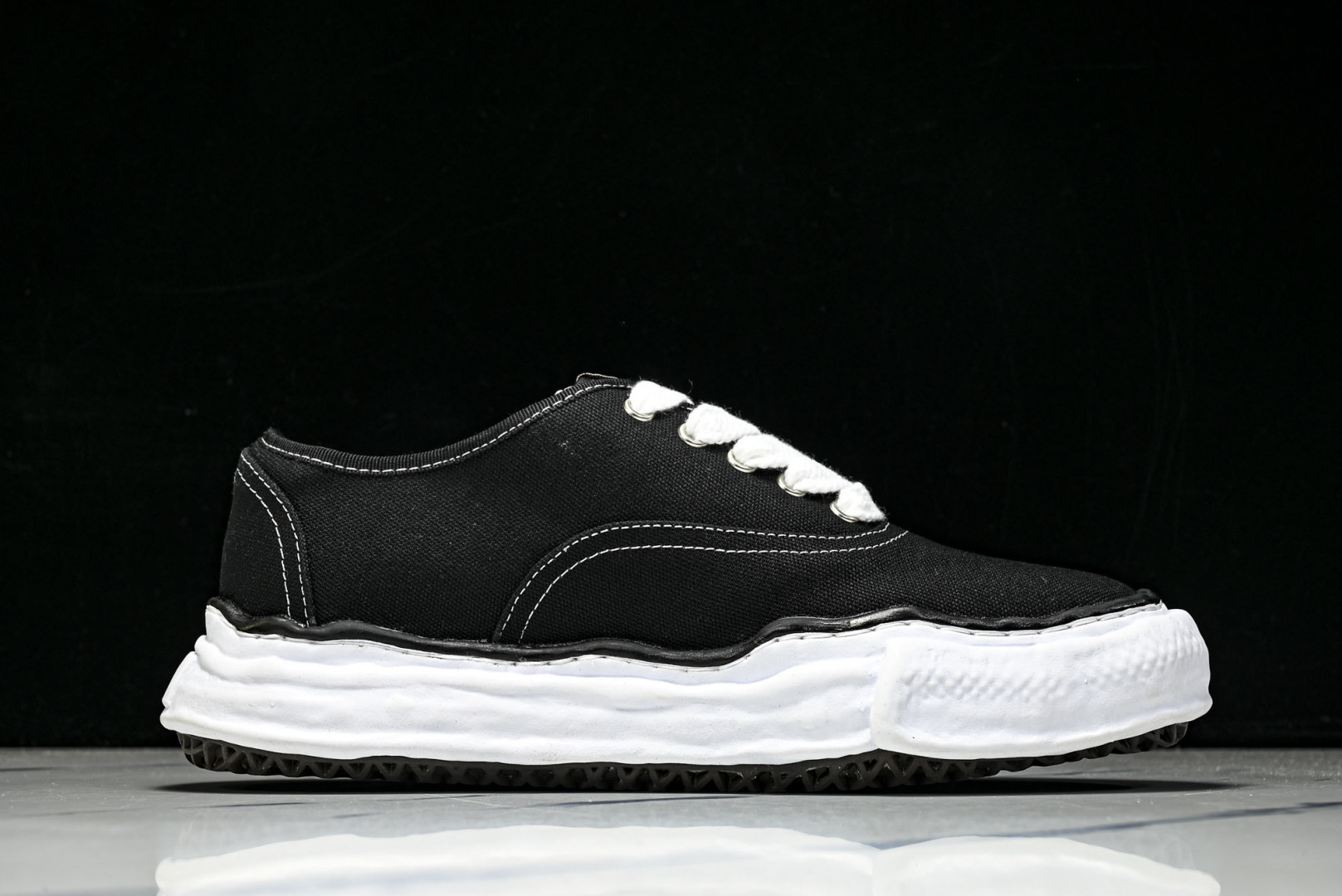 MMY 尺码35-46纯原版出品-MIHARA YASUHIRO 三原康裕 经典裸色帆布溶解鞋YB128