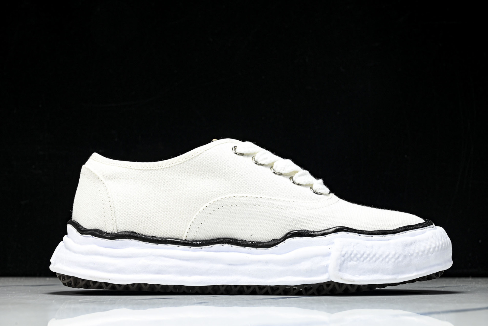 MMY 尺码35-46纯原版出品-MIHARA YASUHIRO 三原康裕 经典裸色帆布溶解鞋YB128