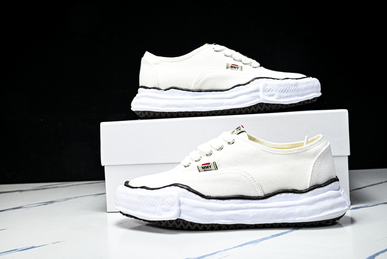 MMY 尺码35-46纯原版出品-MIHARA YASUHIRO 三原康裕 经典裸色帆布溶解鞋YB128