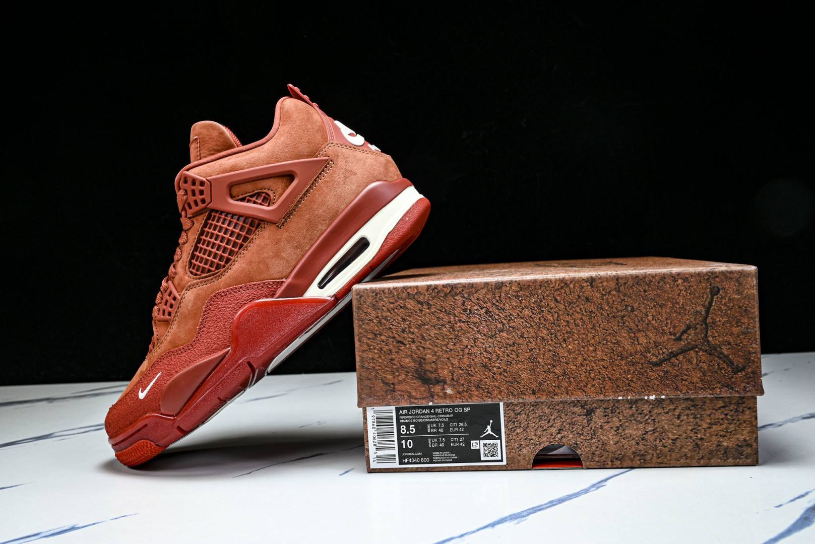 AJ4 尺码40-48.5纯原版出品-Nigel Sylvester x Air Jordan Air 