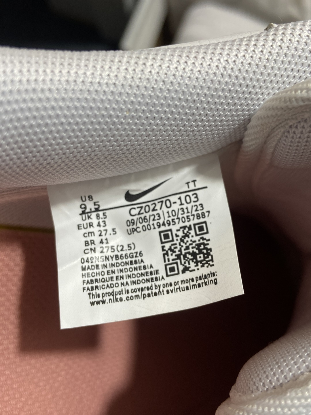 纯原级别 Nike Air Force 1 Low 原厂冲刀皮料切割干净 无任何毛边 清洁度细节完美 做