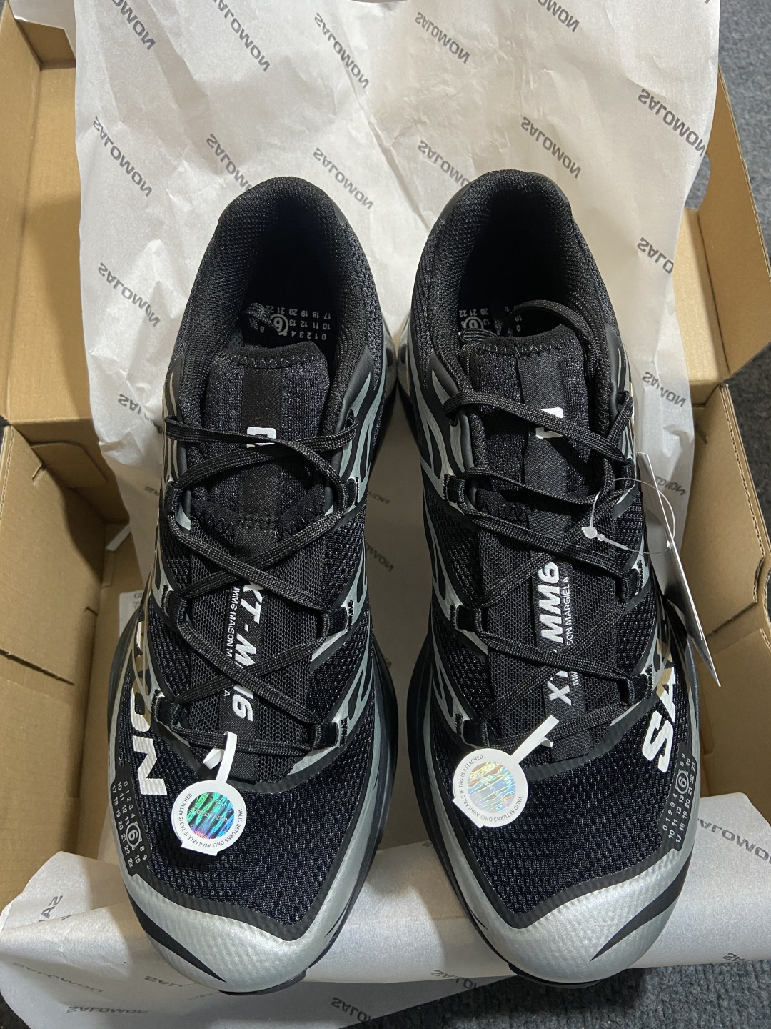 MM6 Maison Margiela x SALOMON 萨洛蒙 XT-6网布绒面革 舒适 低帮 生活