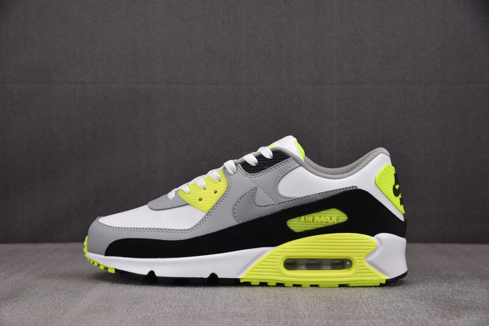 福利特价纯原版出品-NK Air Max 90 LTR 黑白绿 CD6864-101 YZ039尺码：3