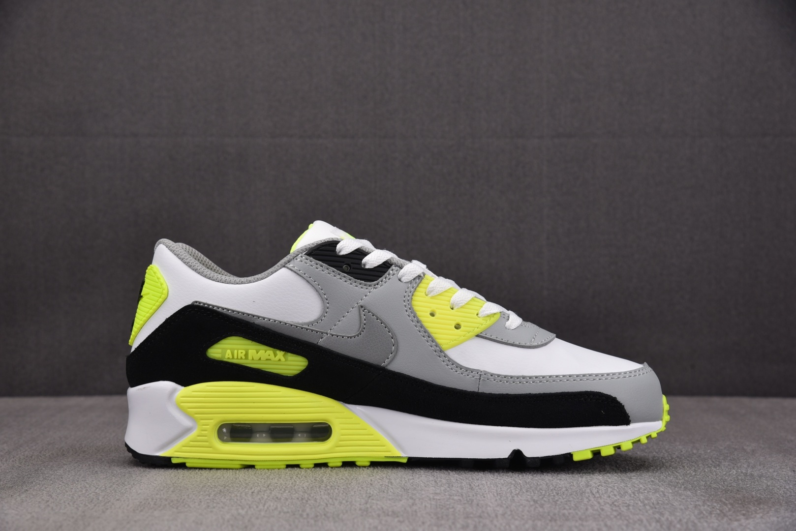 福利特价纯原版出品-NK Air Max 90 LTR 黑白绿 CD6864-101 YZ039尺码：3