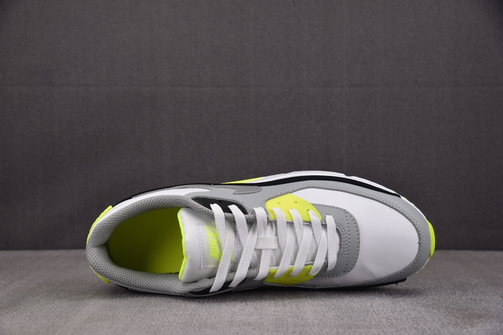 福利特价纯原版出品-NK Air Max 90 LTR 黑白绿 CD6864-101 YZ039尺码：3