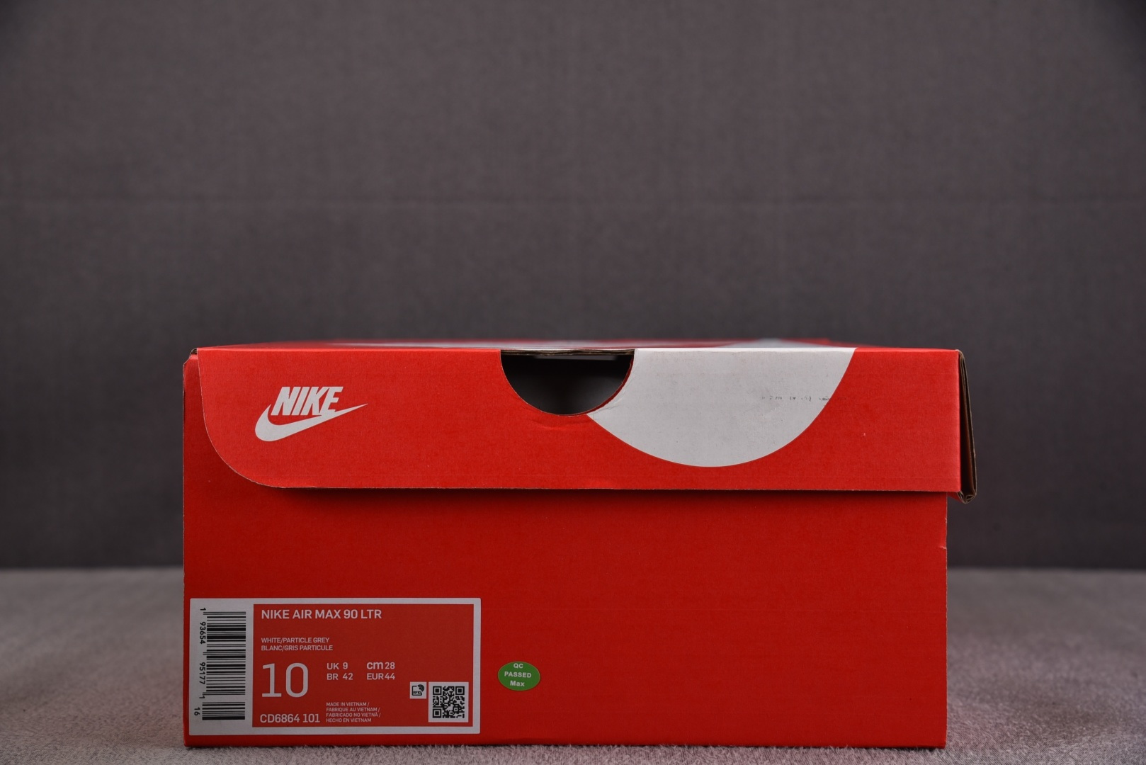 福利特价纯原版出品-NK Air Max 90 LTR 黑白绿 CD6864-101 YZ039尺码：3