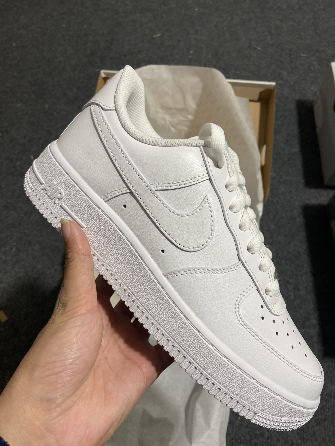 【纯原】NK Air Force 1 Low '07 空军一号低帮经典板鞋 全白 YZ024-7 36-