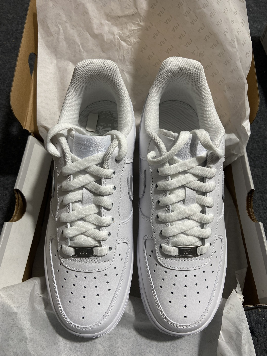 【纯原】NK Air Force 1 Low '07 空军一号低帮经典板鞋 全白 YZ024-7 36-