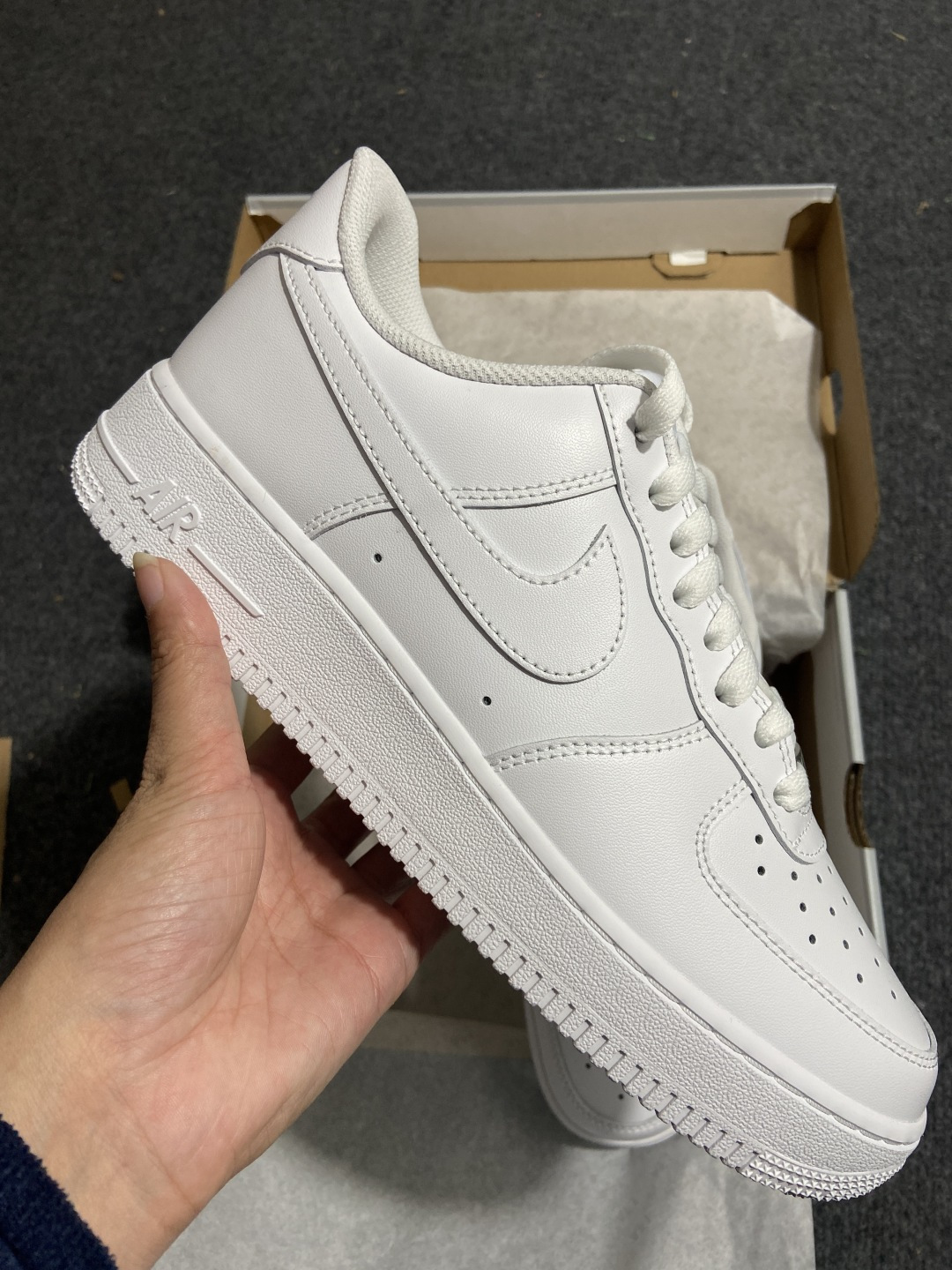 【纯原】NK Air Force 1 Low '07 空军一号低帮经典板鞋 全白 YZ024-7 36-