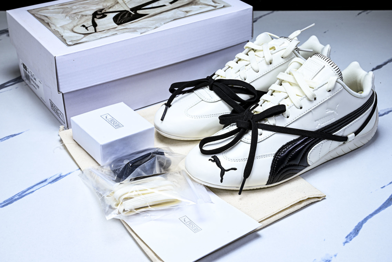 彪马Puma 尺码:36-45纯原出品-Rose x Puma Speedcat 白黑-01 YZ020