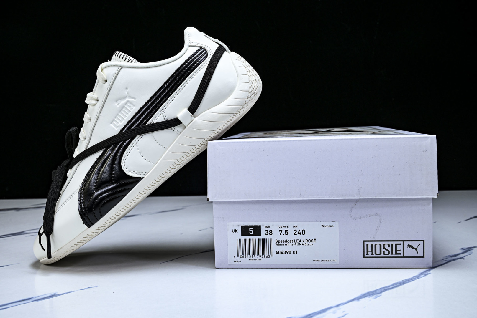 彪马Puma 尺码:36-45纯原出品-Rose x Puma Speedcat 白黑-01 YZ020