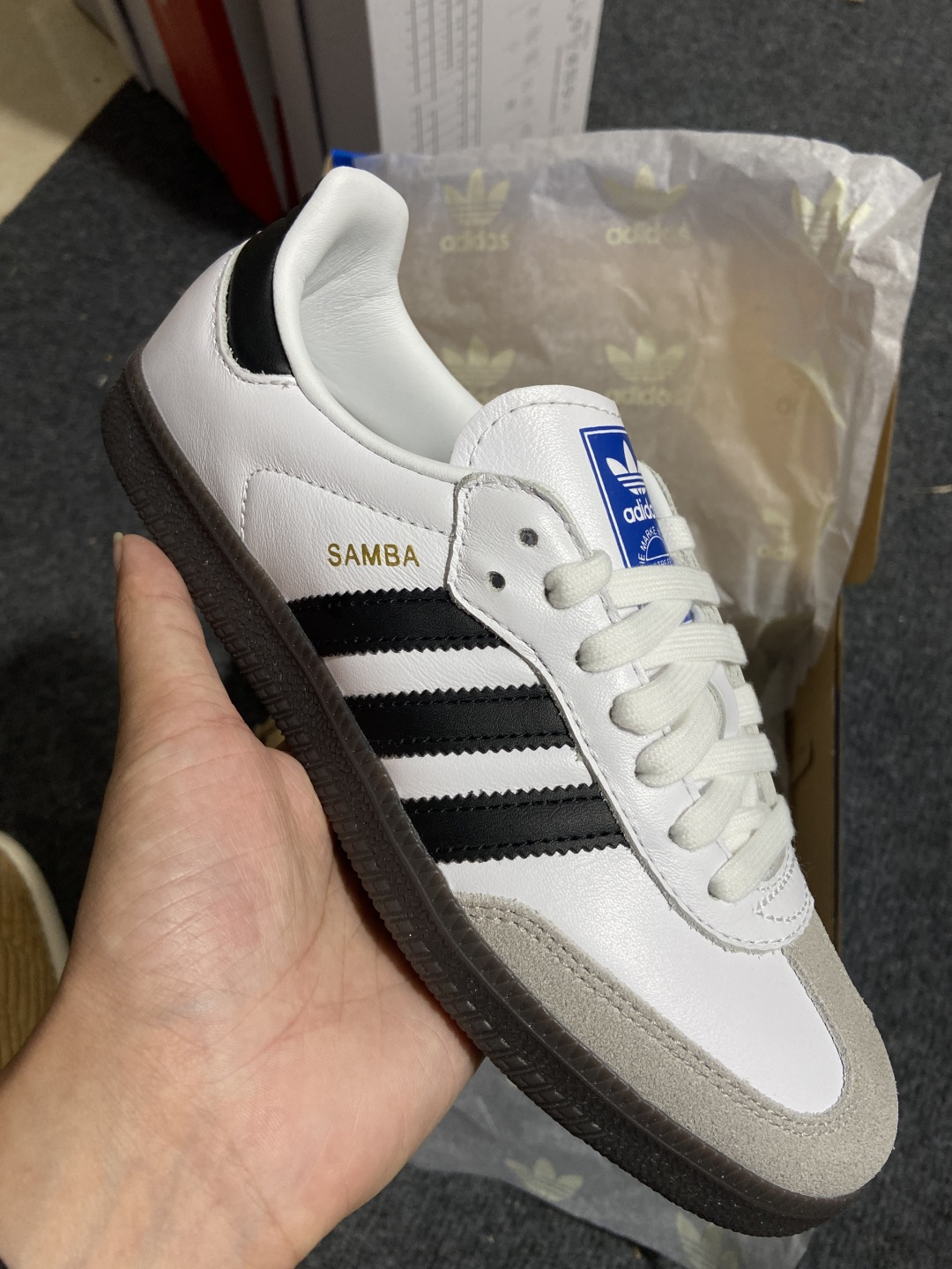 AD Originals 德训 三叶草 SAMBA OG 男女休闲板鞋 B75806 尺寸 36 36⅔