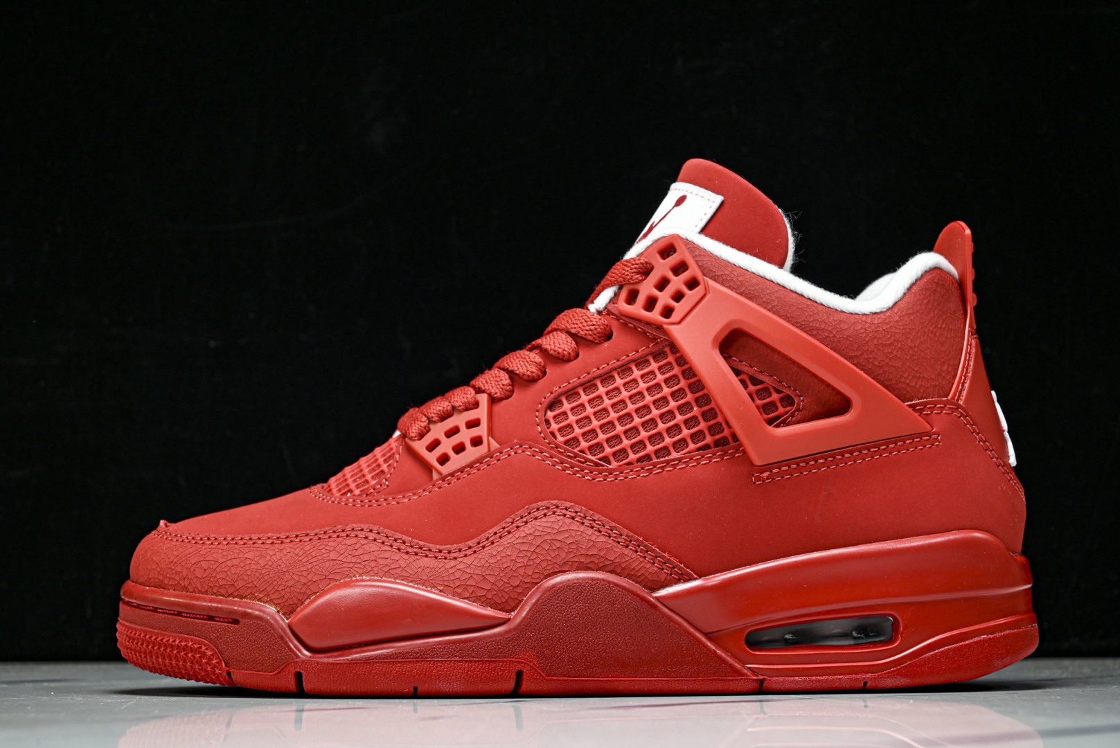 AJ4 EUR:39-48.5P:600纯原-Air Jordan 4 RETRO 大红爆裂纹 FV50
