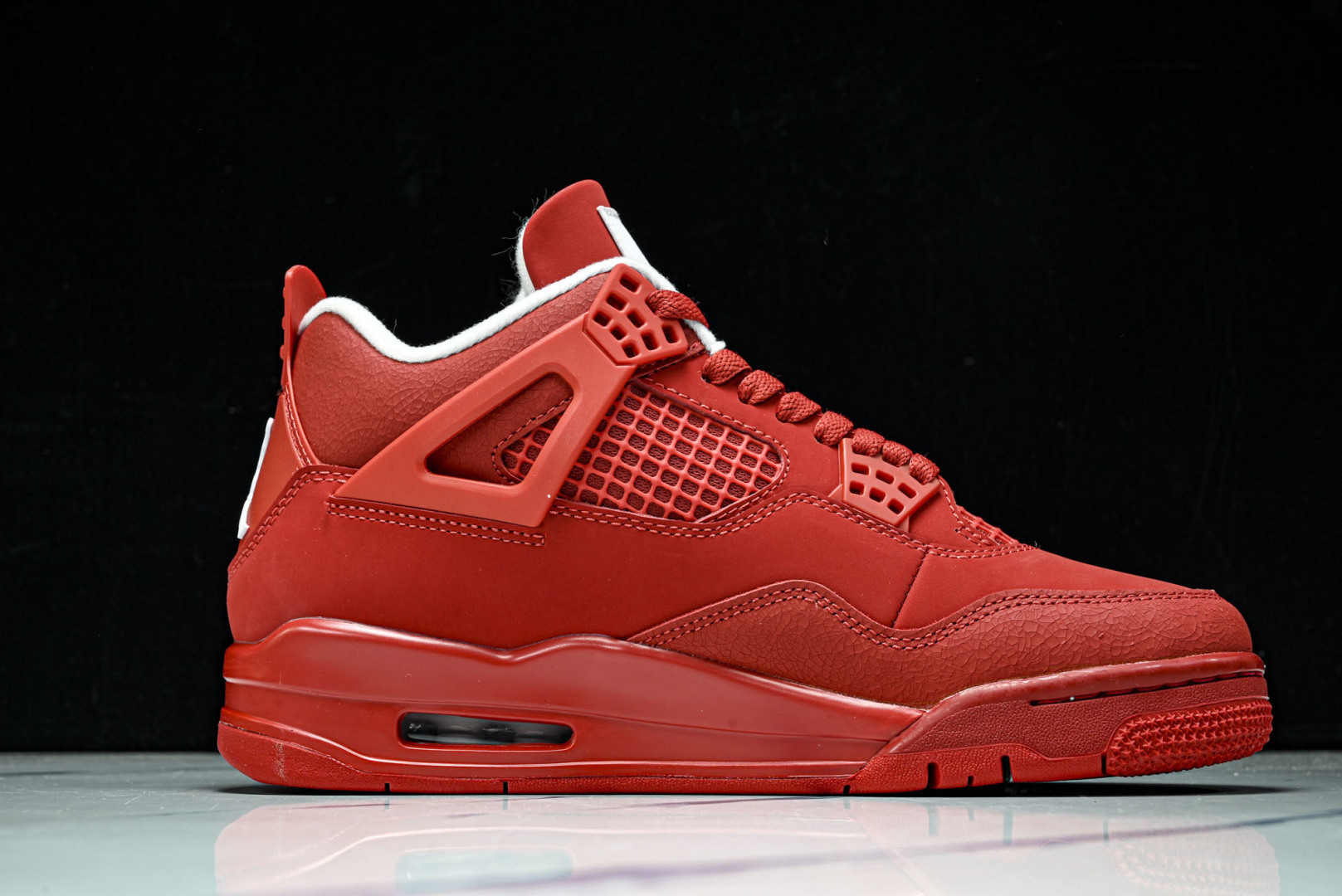 AJ4 EUR:39-48.5P:600纯原-Air Jordan 4 RETRO 大红爆裂纹 FV50