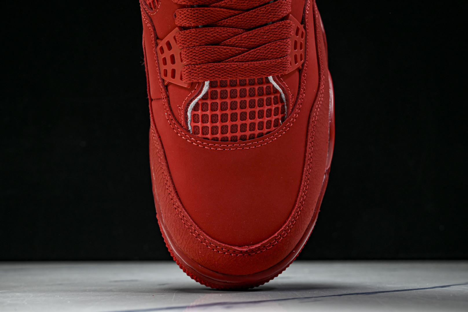 AJ4 EUR:39-48.5P:600纯原-Air Jordan 4 RETRO 大红爆裂纹 FV50